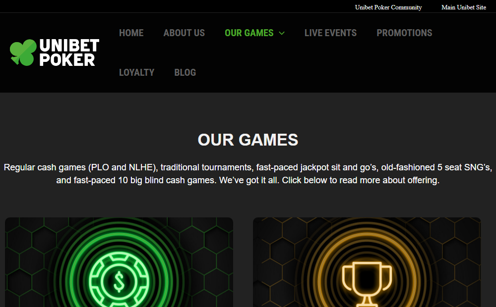 Unibet Poker